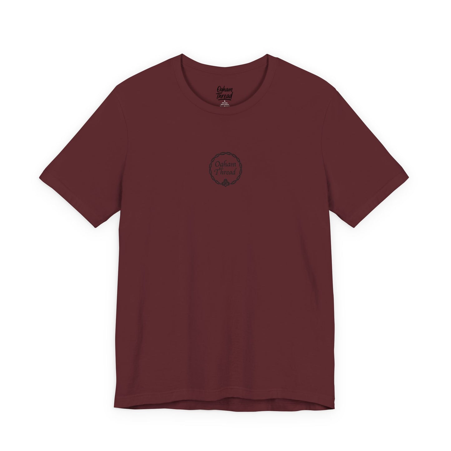 Ogham Thread Embroidered Patch Signature Tee