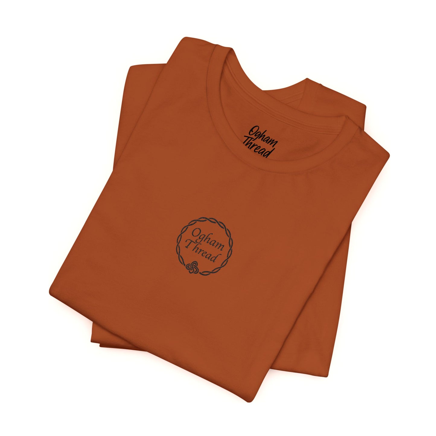 Ogham Thread Embroidered Patch Signature Tee