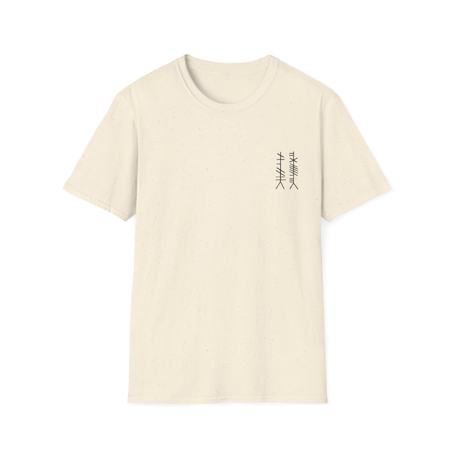 Rainbow Inspired Graffiti Print Ogham Thread Tee