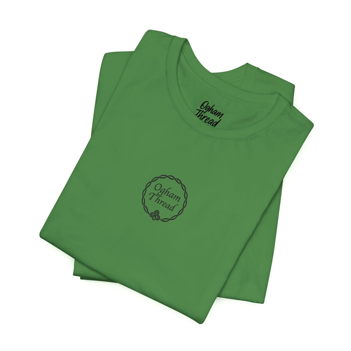 Ogham Thread Embroidered Patch Signature Tee