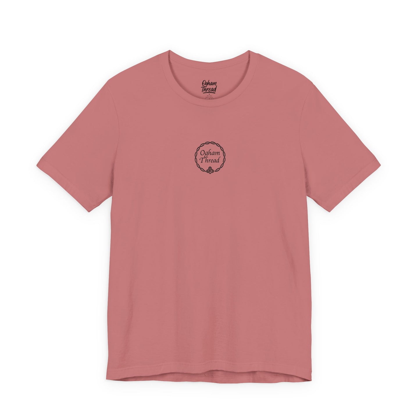 Ogham Thread Embroidered Patch Signature Tee