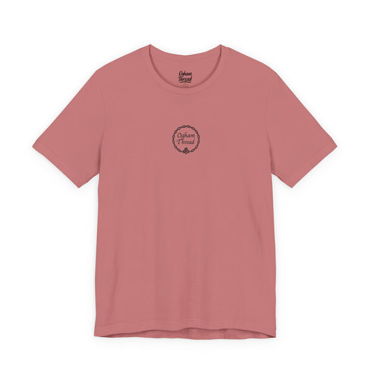 Ogham Thread Embroidered Patch Signature Tee