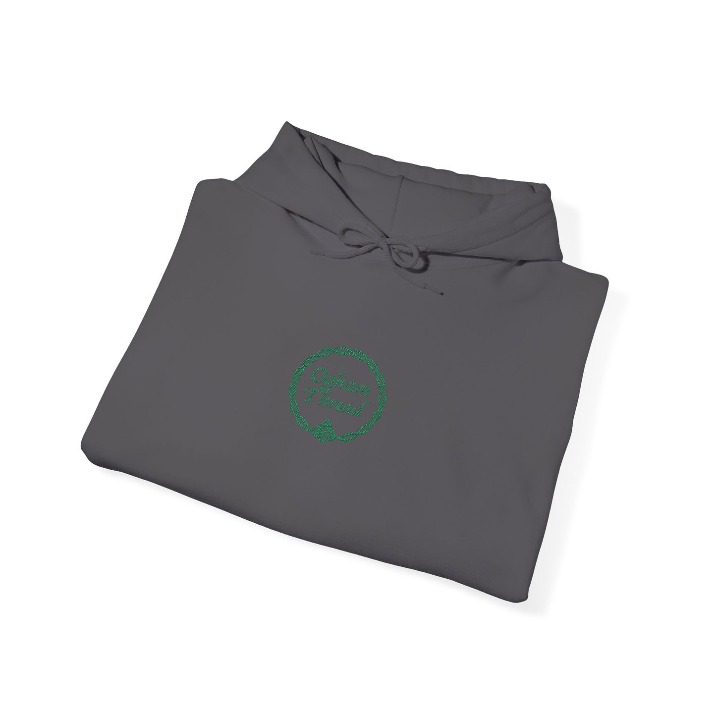 Hooded Sweatshirt - Black and Grey - Signature Ogham Thread Hoodie