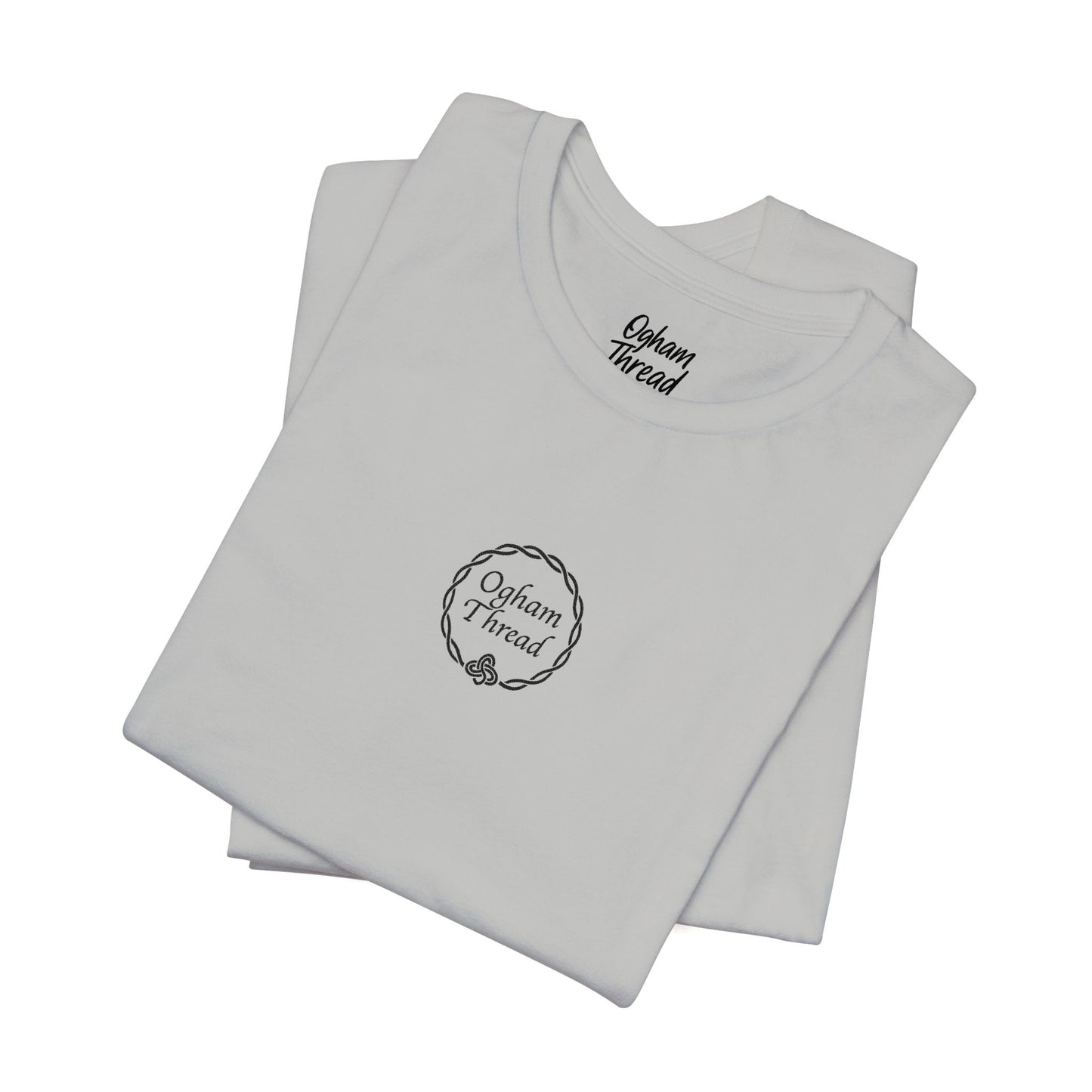 Ogham Thread Embroidered Patch Signature Tee